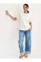 White Rhinestone Embellished Short Sleeve T-Shirt - 5