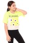 Girl's Printed Crew Neck Short Sleeve T-Shirt