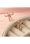 Gold Color Bowknot Women Zircon Earrings Kp27 - 6