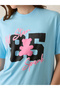 Blue Graphic Oversized T-Shirt - 3