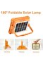 Solar LED Portable Work Light with Solar Panel, USB Rechargeable, 5 Modes - 3
