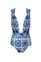 Iconic Susi Bleu Blanc Swimsuit - 2