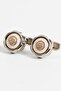 8 cm Hand Made Satin Gold Color Tie Handkerchief & Cufflink Gift Set Hset:132 - 5