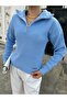 Zippered Knitwear Sweater