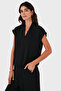 Relaxed Fit V-Neck Short-Sleeved Blouse Blouse 268755088 - 4