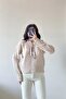 Women's Scarf Collar Soft Textured Knit Sweater - 4