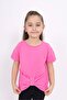 Girl's Crew Neck Short Sleeve Draped Stone T-Shirt