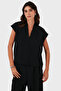 Relaxed Fit V-Neck Short-Sleeved Blouse Blouse 268755088 - 5