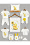 11-Piece Chick with Pompoms and Rabbit Ears Printed Organic Hospital-Issued Unisex Baby Set