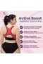 Women’s Sports Bra Cotton Lycra RacerBack Breathable Wirefree Seamless Full Coverage Removable Pads - 4