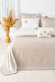 Palmiye Mink Embroidered Double Duvet Cover Set - 8 Piece Dowry Set - 3