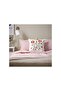 Throw Pillow Cover, White-Orange, 50X50 Cm. Inner Cushion Sold Separately. - 5