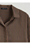 Striped Modal Blend Women's Shirt - 6