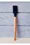 1Pc Acacia Handle Silicone Oil Brush and Scrub Brush Heat Resistant Fireproof Non-Stick - 7