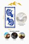 Digital Printing Beach Sea Towel Cat Patterned Peshtamal Hvl0129 - 4