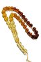 Wrist Length Tassel-Free 3 Spare Beads Drop Amber Prayer Beads - 2