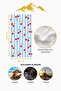 Digital Printing Beach Sea Towel Cherry Patterned Peshtemal Hvl0034 - 4
