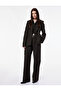 X Şahika Ercümen - Flannel Fabric Wide Leg Pocketed Palazzo Winter Trousers - 3