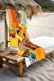 Digital Printing Beach Sea Towel Modern Patterned Peshtemal Hvl0170 - 3