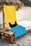 Digital Printing Beach Sea Towel Cat Patterned Peshtamal Hvl0033 - 3