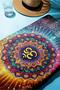 Digital Printing Beach Sea Towel Om Mandala Patterned Peshtamal Hvl0055 - 2