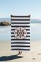 Digital Printing Beach Sea Towel Rudder Patterned Peshtamal Hvl0007