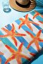 Digital Printing Beach Sea Towel Sea Star Patterned Peshtamal Hvl0217 - 2