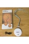LED Tree With Touching Switch Button White/Silver 33x4x17cm - 2