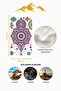 Digital Printing Beach Sea Towel Mandala Patterned Peshtamal Hvl0150 - 4