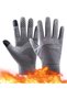Winter gloves, Optim Solution, waterproof, touchscreen, grey, size XL - 2
