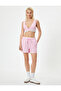 Deep V-Neck Bustier Striped Lace Detailed Slim Fit - 2