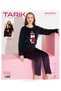 Velvet Mother-Daughter Matching New Year Concept Snowman Pajama Set - Mother and Daughter Sold Separately - 2