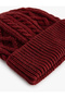 Hair Braid Textured Layered Beanie - 3