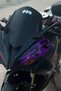 Purple Color Rr Written Head Detail Sticker (1 Piece) for Rks Srk125