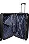 3-Piece Hardside Suitcase Set 20/24/28 inch ABS Spinner (Black) - 4