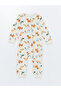 Crew Neck Printed Baby Boy Jumpsuit