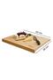 Bamboo Edged Cutting Board 45*38cm Countertop Accessory, Dough Rolling Board, Large Size Cutting Board - 2