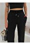 Stone Detailed Elastic Waist Relaxed Pants / Pearl Detailed Elastic Waist Relaxed Pants - 6