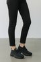 Women's Sneakers Black Sports Casual Orthopedic Comfortable Sole Mesh Lace-Up - 2