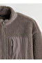Peak New Season Mock Neck Plush Men's Zippered Sweatshirt - 7