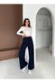 High Waist Wide Leg Modal Pants / High Waist Wide Leg Modal Pants - 3