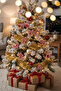 15 Piece Red and White Christmas Tree Ornament Set New Year Themed Elite Decoration - 4