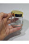 20 Pcs Glass Jar 100 Cc with Lid - Cream and Candle Jar Gold Lid - Mama Bebek