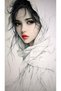 Color Splash Abstract Woman Portrait Canvas Framed Modern Wall Art Decor – 40x60cm