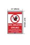 Special Property No Entry Dekota Warning Sign – Sign with Legal Notice Warning According to Tck 154 - 28X42Cm - 2