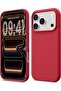 Soft Silicone Case Compatible with iPhone 17 Pro Max Case 6.9" Red