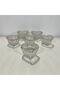 6-Piece Heart-Shaped Glass Turkish Delight Bowl - 4