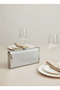 Silver Gray Lame Full Crystal Stone and Metal Frame and Evening Dress Bag - 6