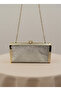 Gold Gold Dore Complete Metal Frame Evening Dress Bag Wedding Engagement Graduation - 5