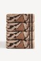 Caressa Yarn Dyed 4-Piece Hand Towel Set Caramel 50X90